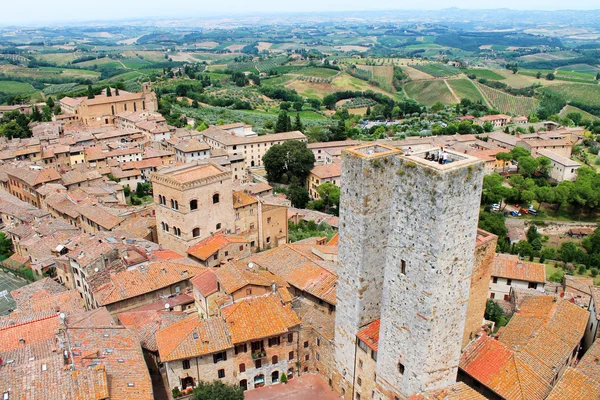 Cidade medieval de San Gimignano — Fotografia de Stock