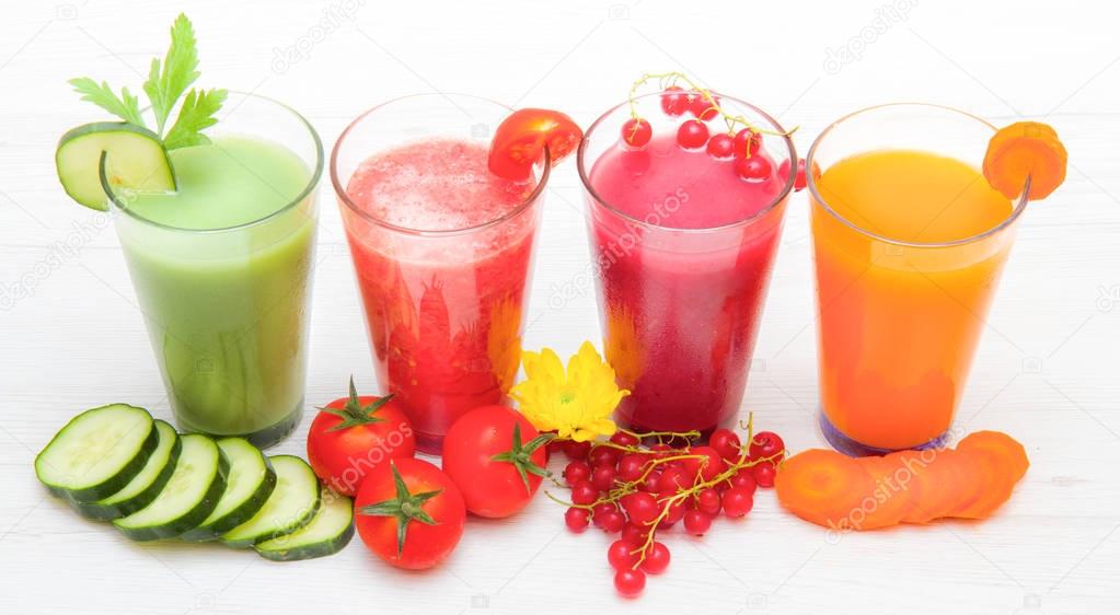 various Freshly Juices