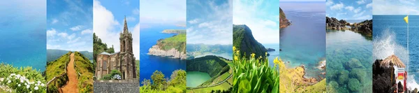 Collage of photos of Azores — Stock Photo, Image
