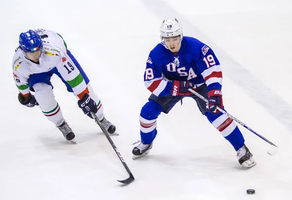 Partita tra Italia e USA Hockey Team — Foto Stock