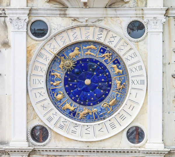 Detail of The Clock Tower in Venice — Stock Photo, Image