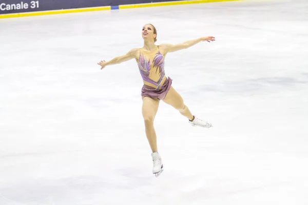 Milan Dec Carolina Kostner Lors Championnat Italie 2018 Agor Ice — Photo