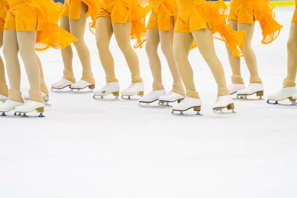Group of people of ice skating — Stock Photo, Image