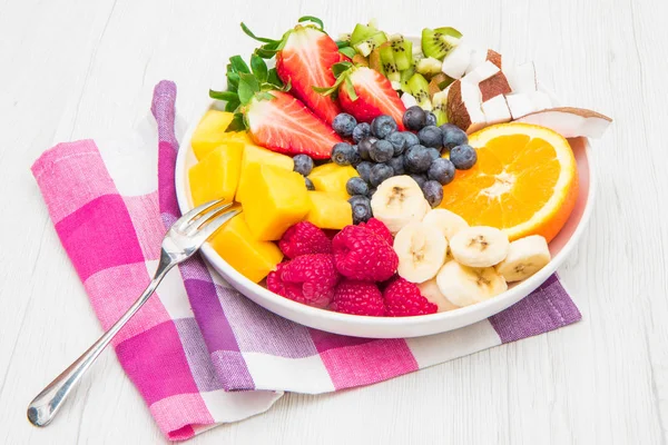 Bowl Fruit Salad — Stock Photo, Image