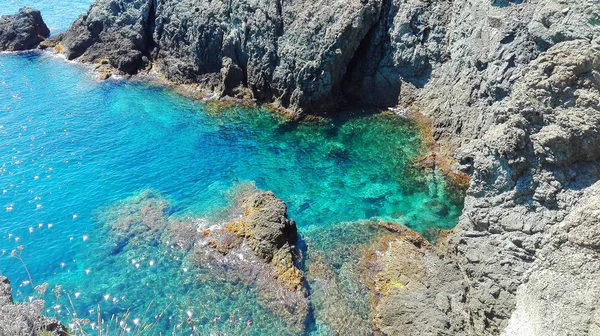 Schöne Aussicht Auf Die Ligurische Riviera — Stockfoto
