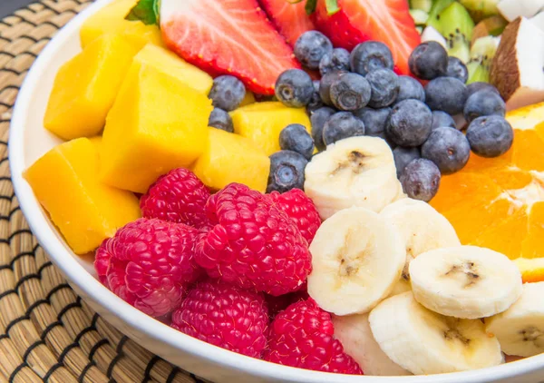 Skål Fruktsallad — Stockfoto