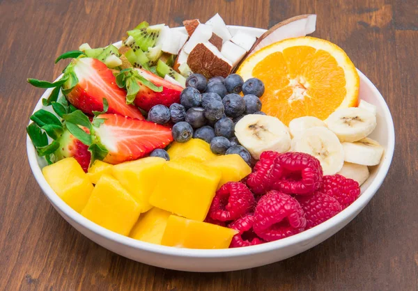 Bowl Fruit Salad — Stock Photo, Image