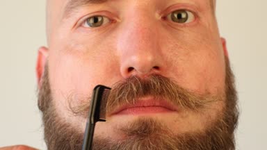 Sakalını penye adam 