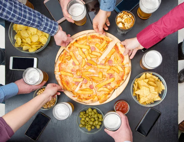 People Having Pizza Party — Stock Photo, Image