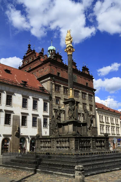 Renaissance stadhuis, Pilsen — Stockfoto