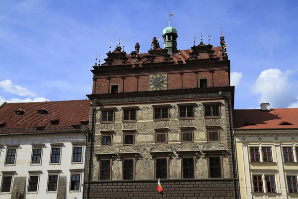 Câmara Municipal do Renascimento, Pilsen — Fotografia de Stock