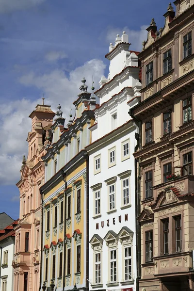 Fasada domu w Pilźnie — Zdjęcie stockowe