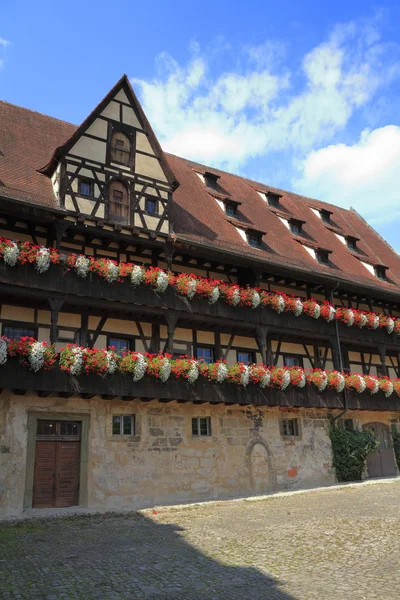 O século XV Alte Hofhaltung em Bamberg — Fotografia de Stock