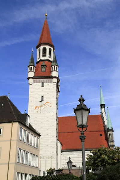 Old Town Hall torony, München — Stock Fotó