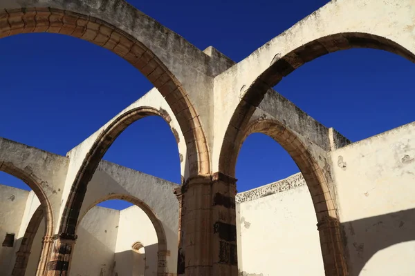 Ruins of the Iglesia Conventual de San Buenaventura church, Fuer — Stock Photo, Image