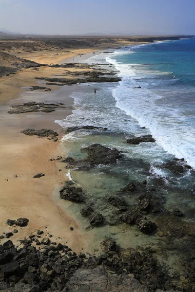 风景在加那利群岛富埃特文图拉埃科蒂略海滩 — 图库照片
