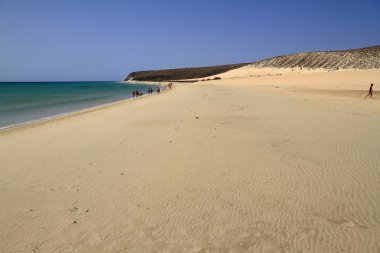 Ünlü lagün Playas de Sotavento, Fuert, Risco El Paso içinde