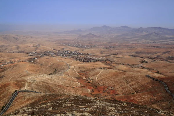 Volcanic Lanscape. Vue panoramique sur Fuerteventura — Photo