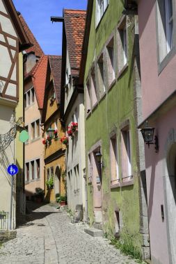 Beautiful streets in Rothenburg ob der Tauber