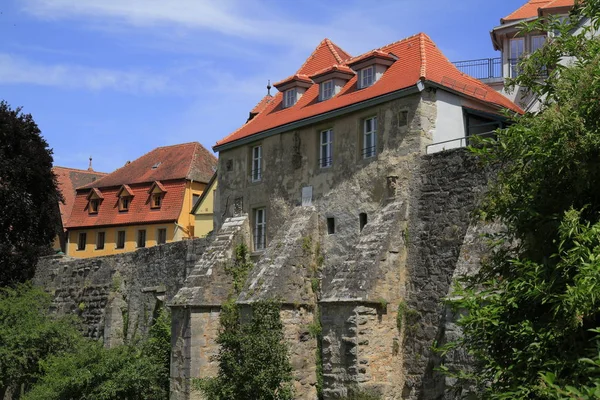 De westelijke stadspoort, Rothenburg ob der Tauber — Stockfoto