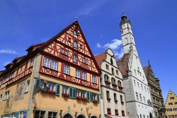 Stadhuis van rothenburg ob der tauber — Stockfoto