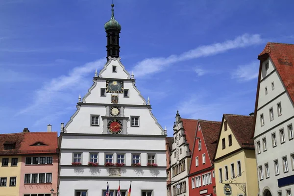 Oude stadhuis van Rothenburg ob der Tauber — Stockfoto
