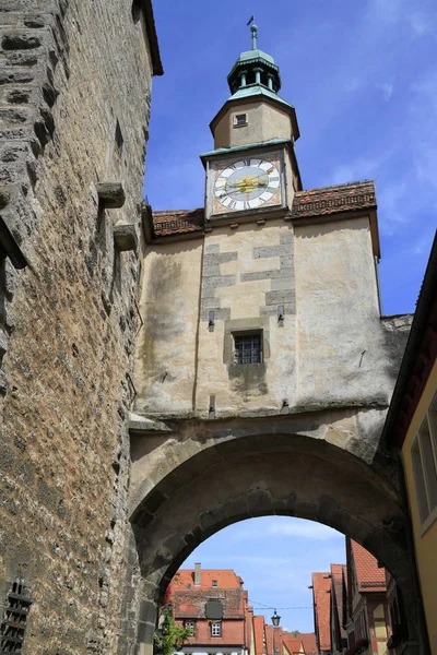 Marcus Tower in Rothenburg ob der Tauber — 图库照片