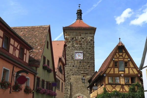 Torre Siebers em Rothenburg ob der Tauber — Fotografia de Stock