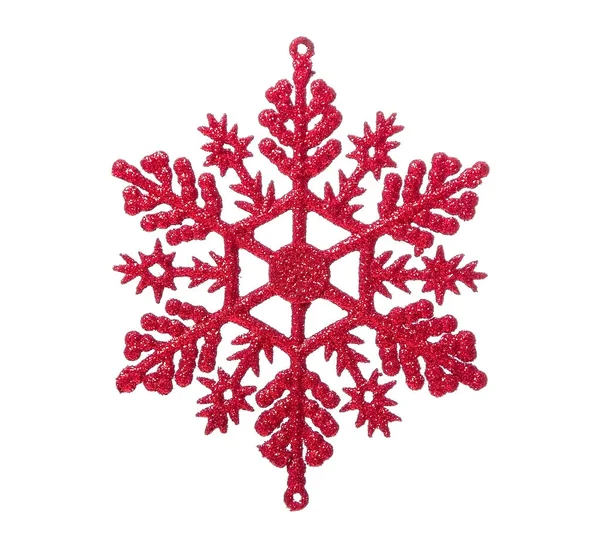 Flocon de neige de Noël blanc — Photo