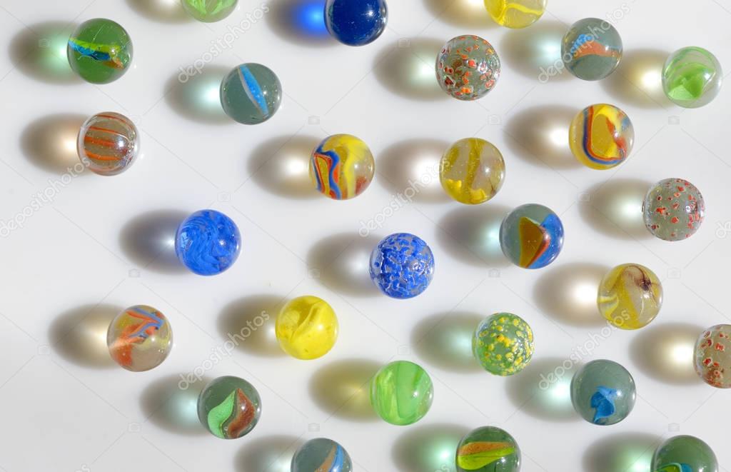 Glass marble balls