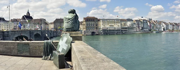 Basel Mittlere Brucke — Stock Photo, Image