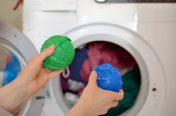 洗衣环保洗涤球 — 图库照片