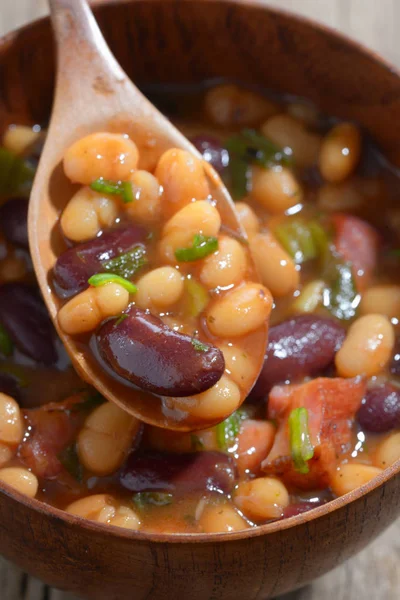 Porción de frijoles al horno —  Fotos de Stock