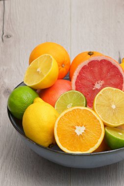 Citrus Meyvesinin Renkli Çeşitleri 