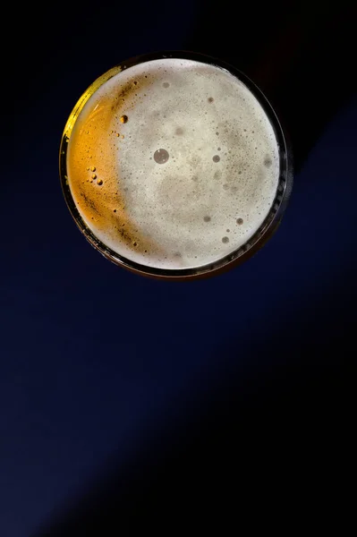 Concept Met Maan Van Bier Nacht — Stockfoto