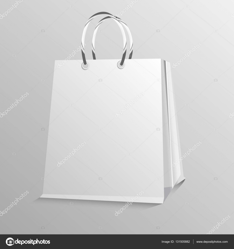 Download Empty White Shopping Bag for advertising and branding ...