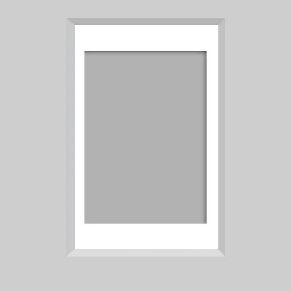 Cornice verticale con ombre realistiche illustrazione eps 10 — Vettoriale Stock