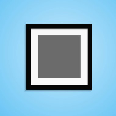 Duvar Tasarım eps 10 vektör için boş kare çerçeve