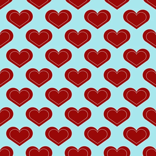 Hjärtan mönster vektor eps 10 bakgrund — Stock vektor