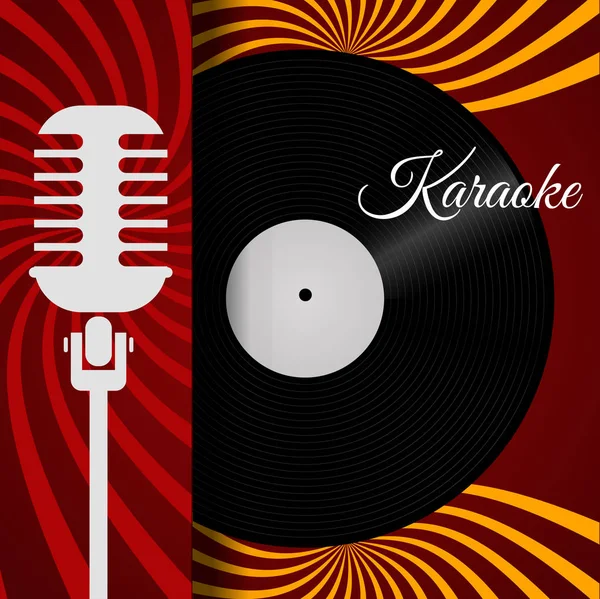 Karaoke partido abstracto banner vector eps 10 — Vector de stock