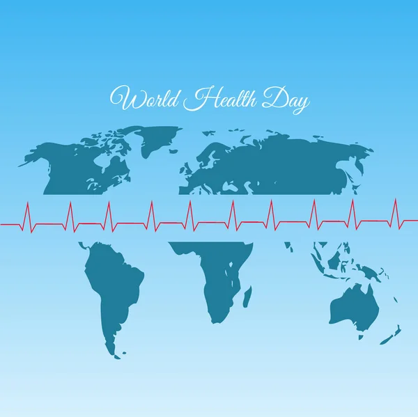 Día Mundial de la Salud vector ilustración eps 10 — Vector de stock