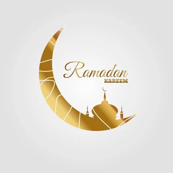 Az Arab kalligráfiával Ramadan Kareem eps a üdvözlőlap-ramadán — Stock Vector