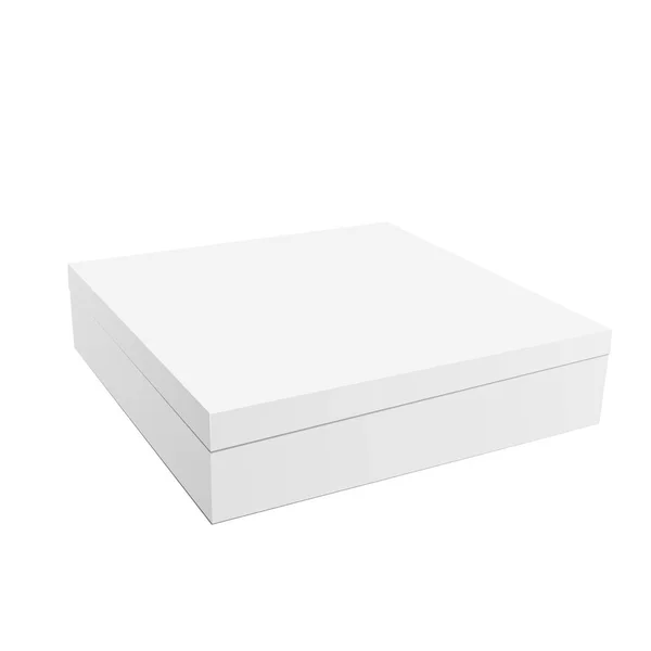 Caja aislada del paquete del cartón del producto Mockup eps 10 vector — Archivo Imágenes Vectoriales