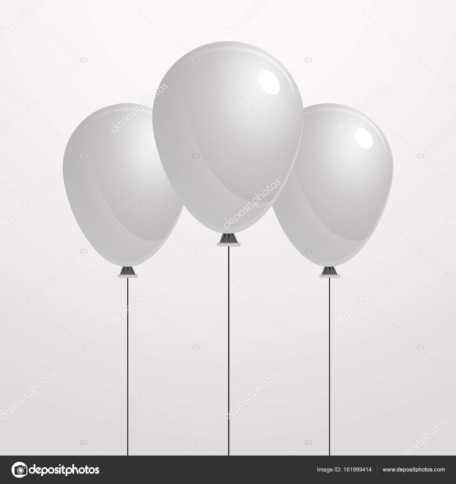 Download White Blank Balloon Mockup Eps 10 Illustration Design Vector Image By C Nikola82 Vector Stock 161989414