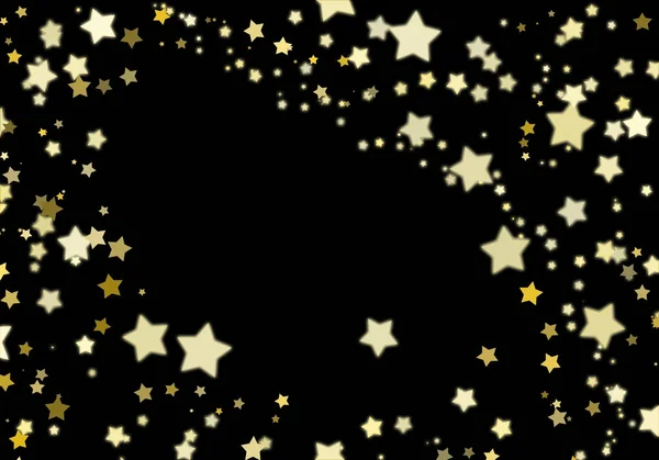 Navidad Estrellas Superpuestas Oscuro — Foto de Stock