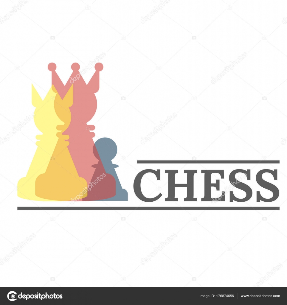 Chess Logo Design On White Eps 10 Vector Stock Vector C Nikola82