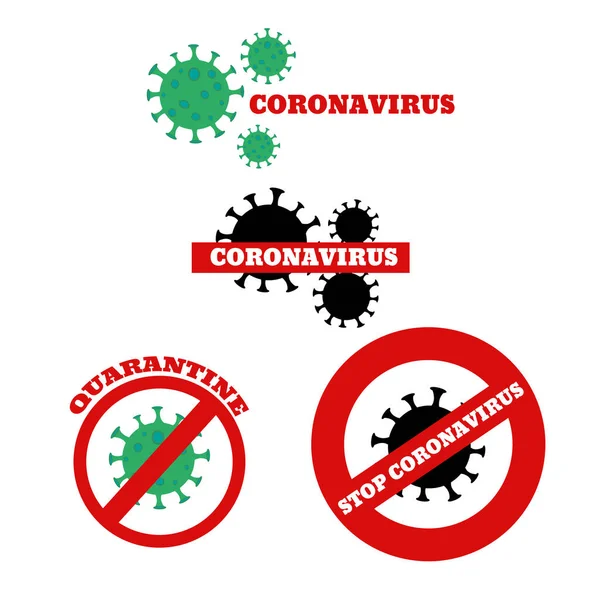 2012 Corona Virus 2020 Wuhan Global Conception Icon Vector Eps — 스톡 벡터