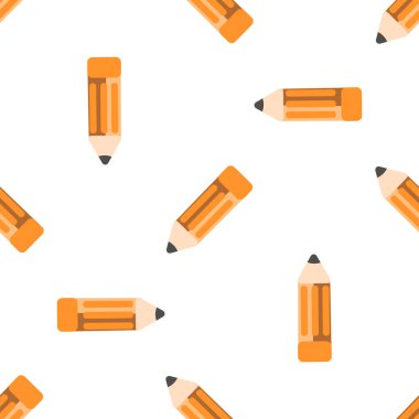 Beyaz bg vektöründe kalem deseni 10