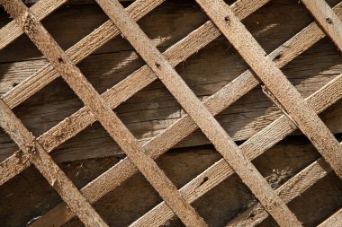 Eski toprak ahşap dokular, yakın plan fotoğraf..