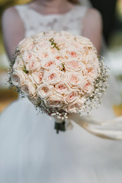 Suave vintage suave flores de ramo de boda, colores pastel foto — Foto de Stock